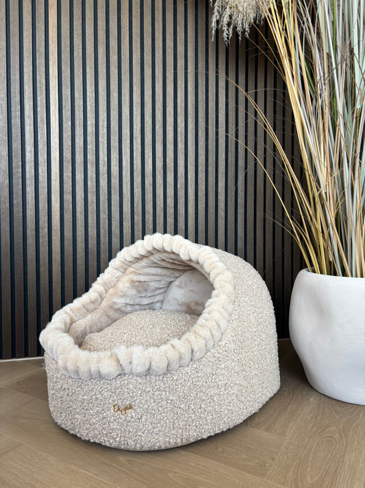 Eh Gia Iglo mand - Curly teddy Beige