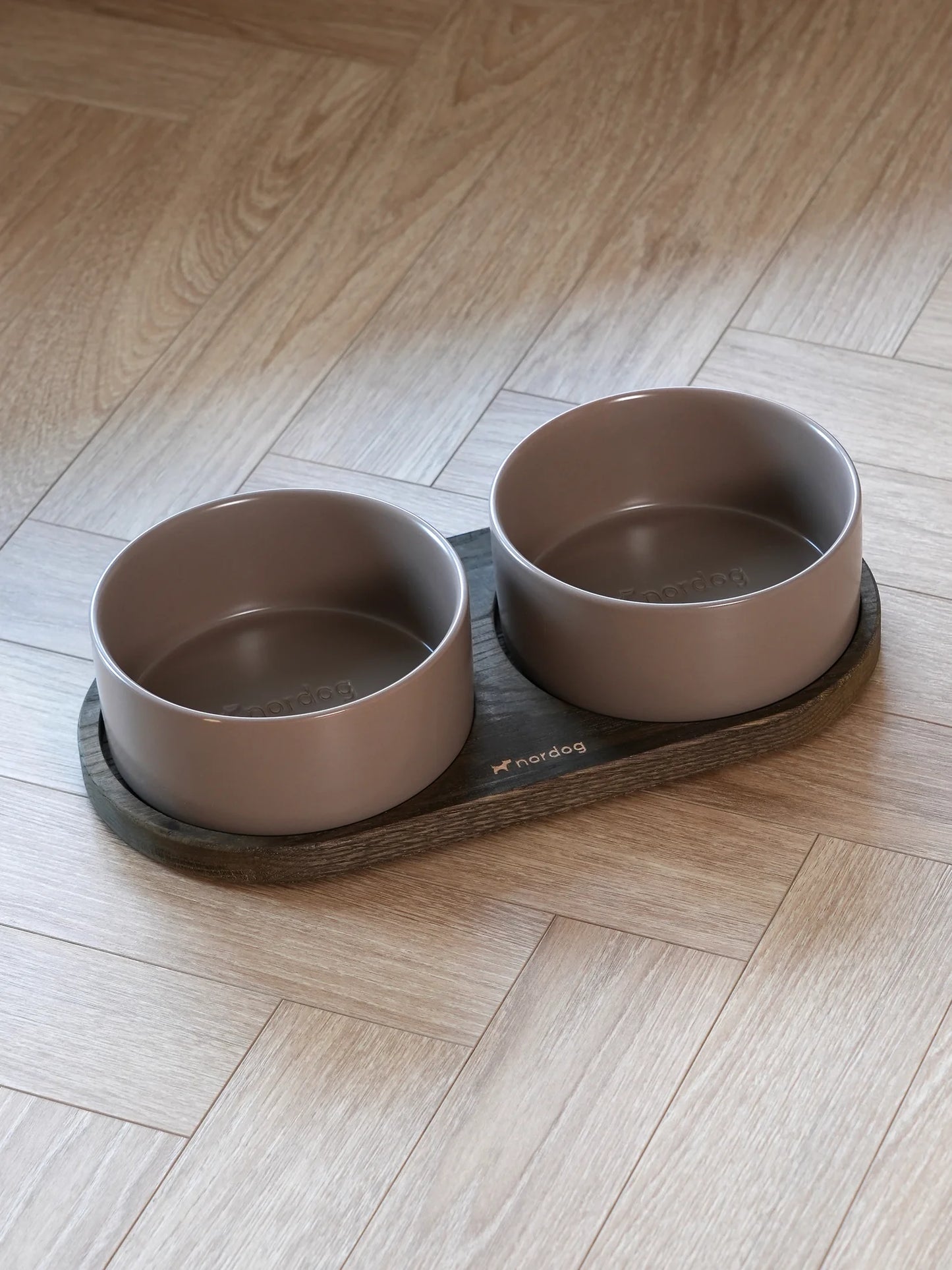 Nordog - Set voerbak/drinkbak Mokka