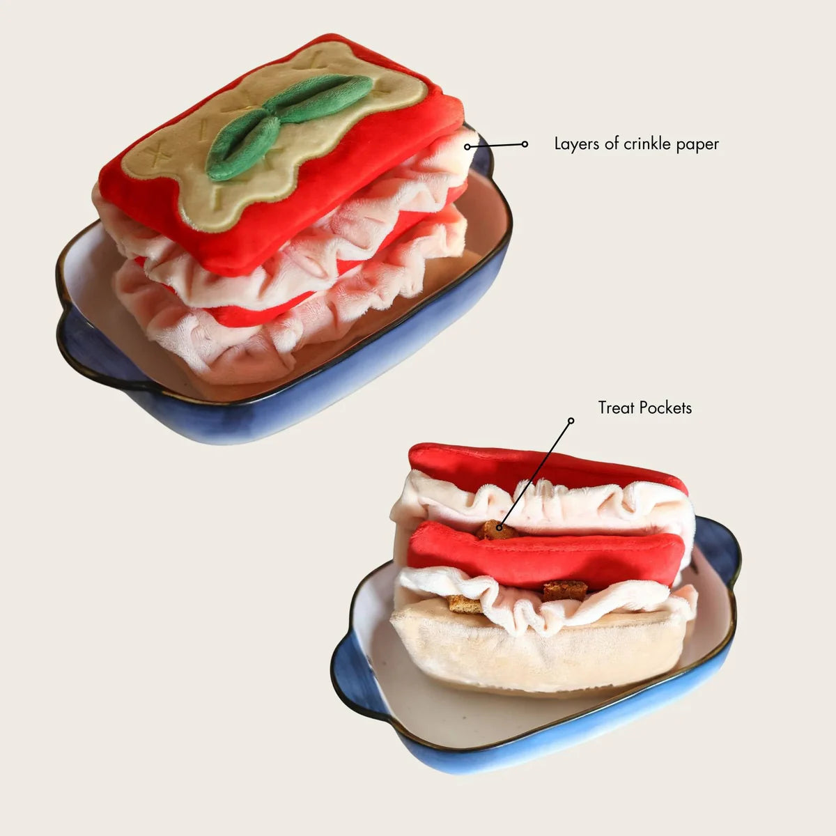 Pups & Bups - Intelligentie speelgoed Lasagne