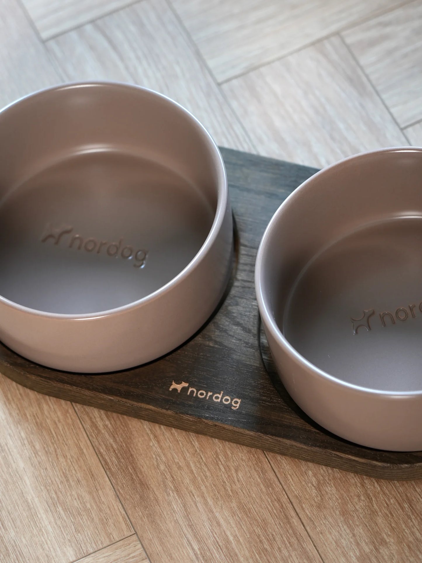 Nordog - Set voerbak/drinkbak Mokka