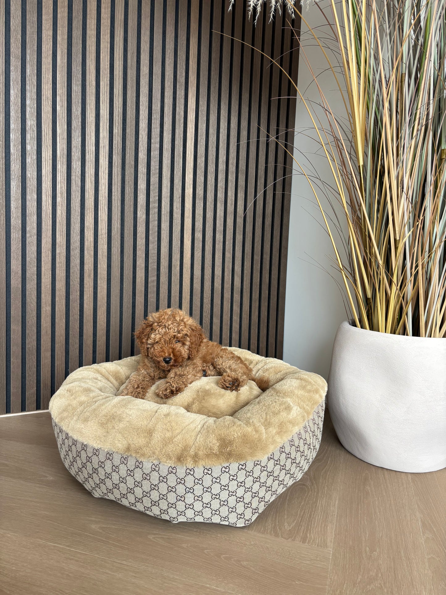 Donut mand - GG beige fur