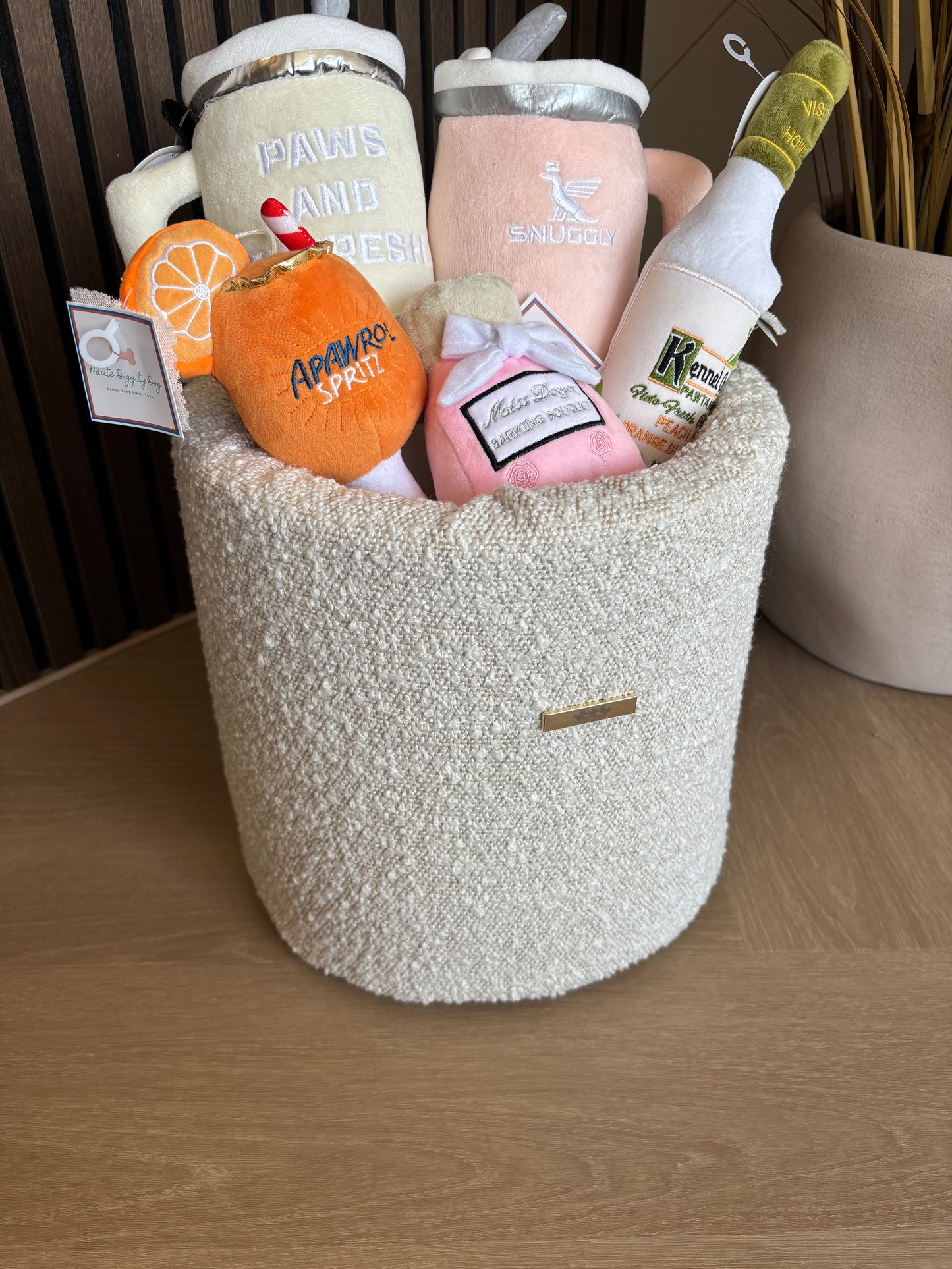 Speelgoedbox - Bouclé offwhite
