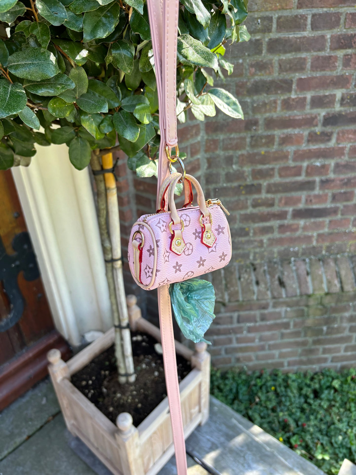 Poepzakhouder - Tasje Speedy roze