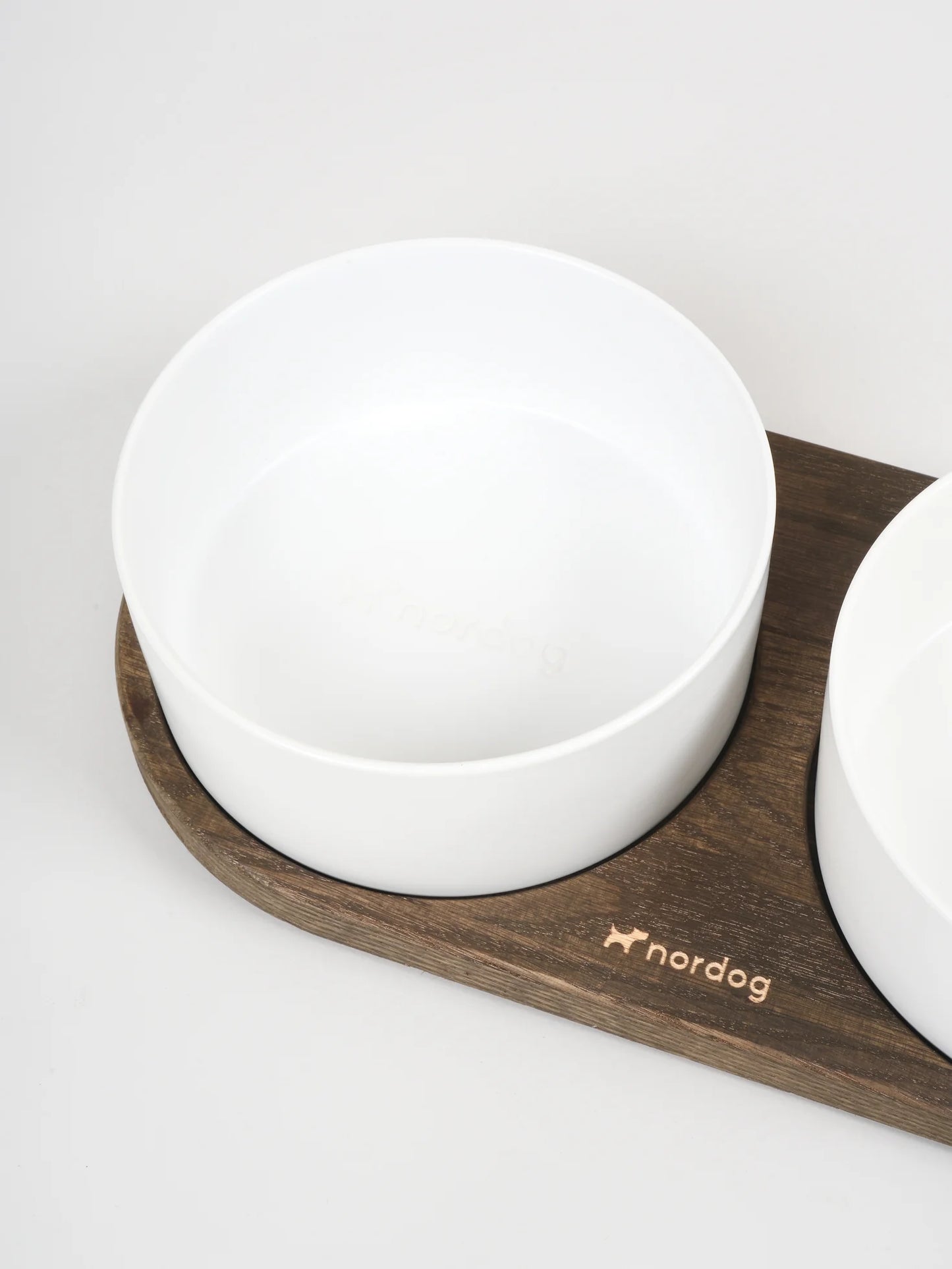 Nordog - Set voerbak/drinkbak Wit