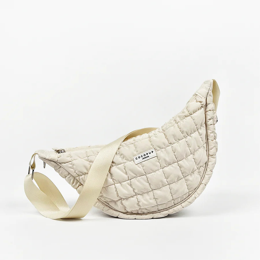 Cocopup London - Crossbody uitlaat tas gebroken wit