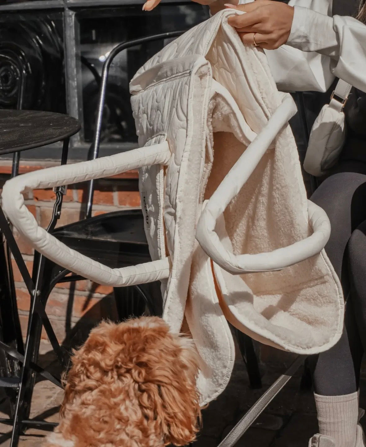 By Teddy - Doorgestikte mat tas