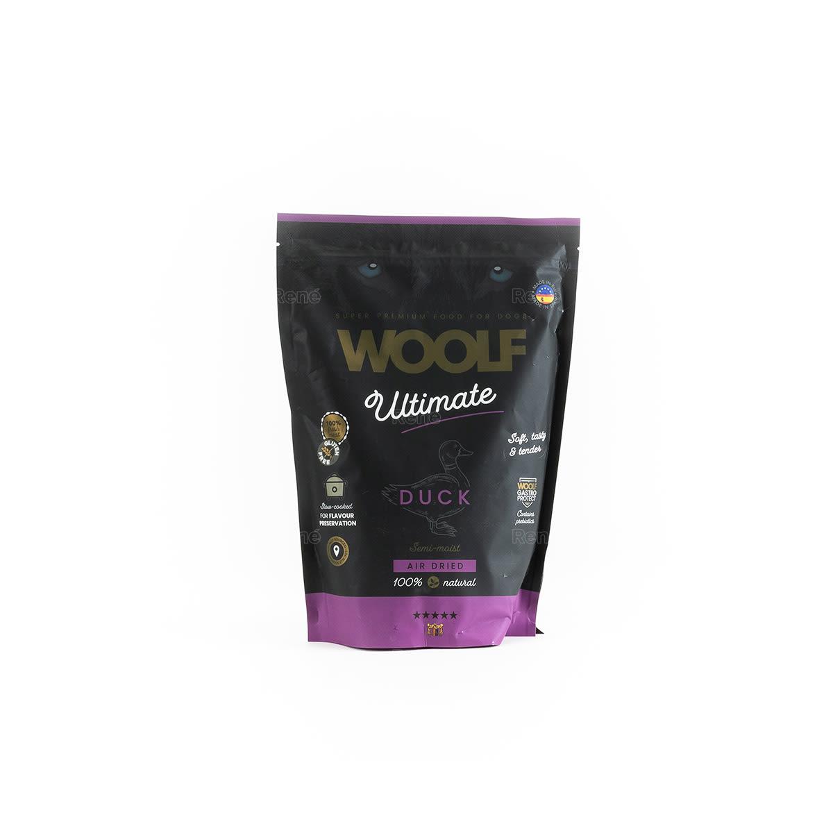 Woolf Hondenvoeding Air Dried Semi Moist Duck 1KG