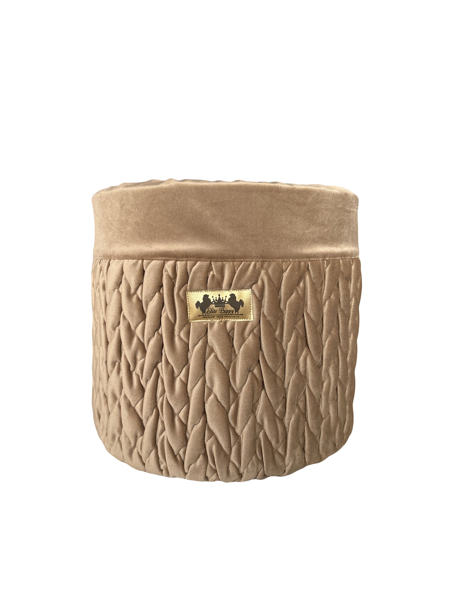 Speelgoed Box Athena Velours Donker Beige