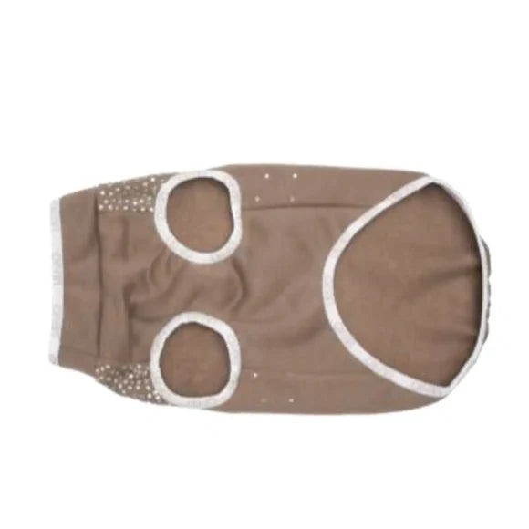 Liu Jo Pets - Trui met steentjes Caramel