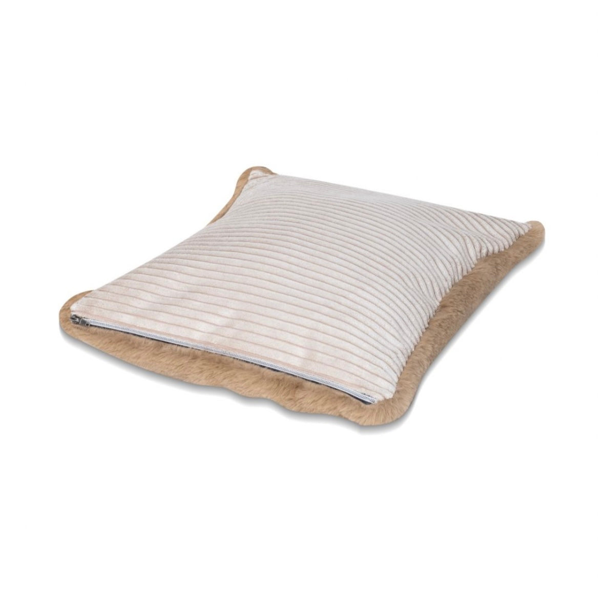 Dog bed beige corduroy