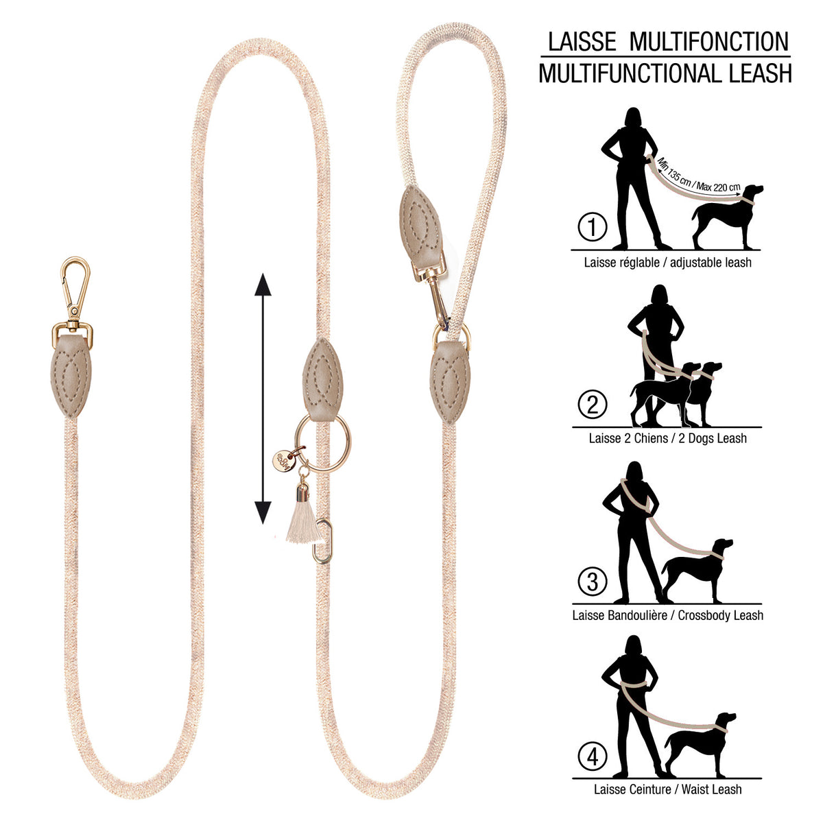 Milk & Pepper - Kaya lijn beige multifunctioneel