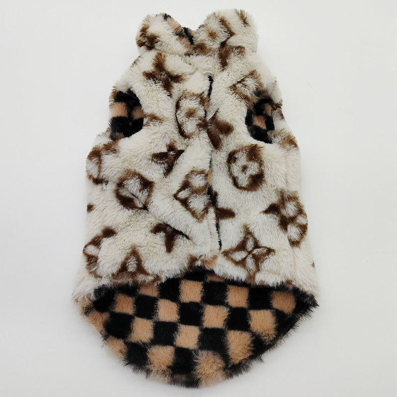 Soft body warmer with print