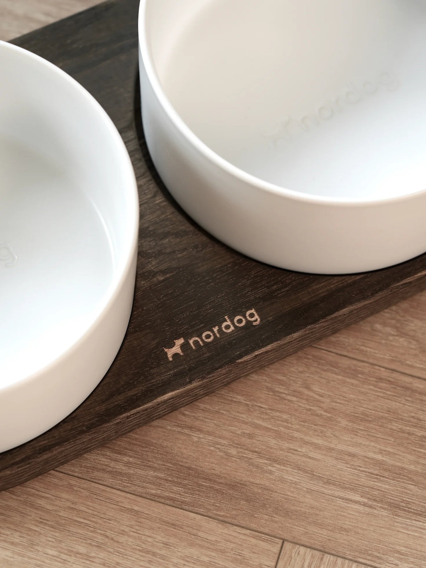 Nordog - Set voerbak/drinkbak Wit