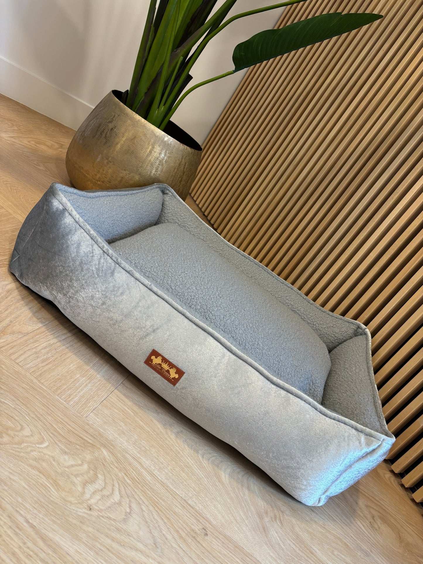 Dog bed Gray Teddy