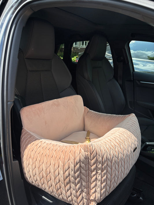 Autostoel Athena Velours roze