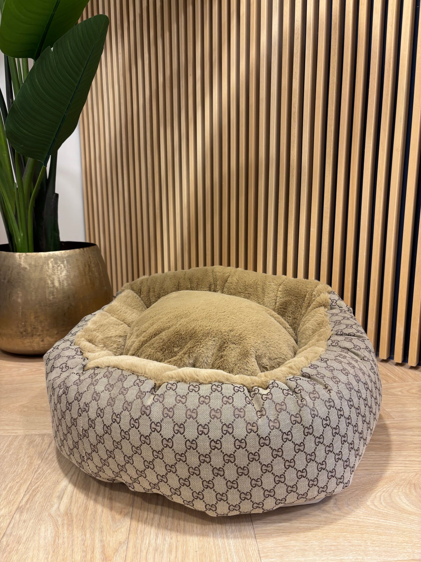 Donut mand - GG beige fur