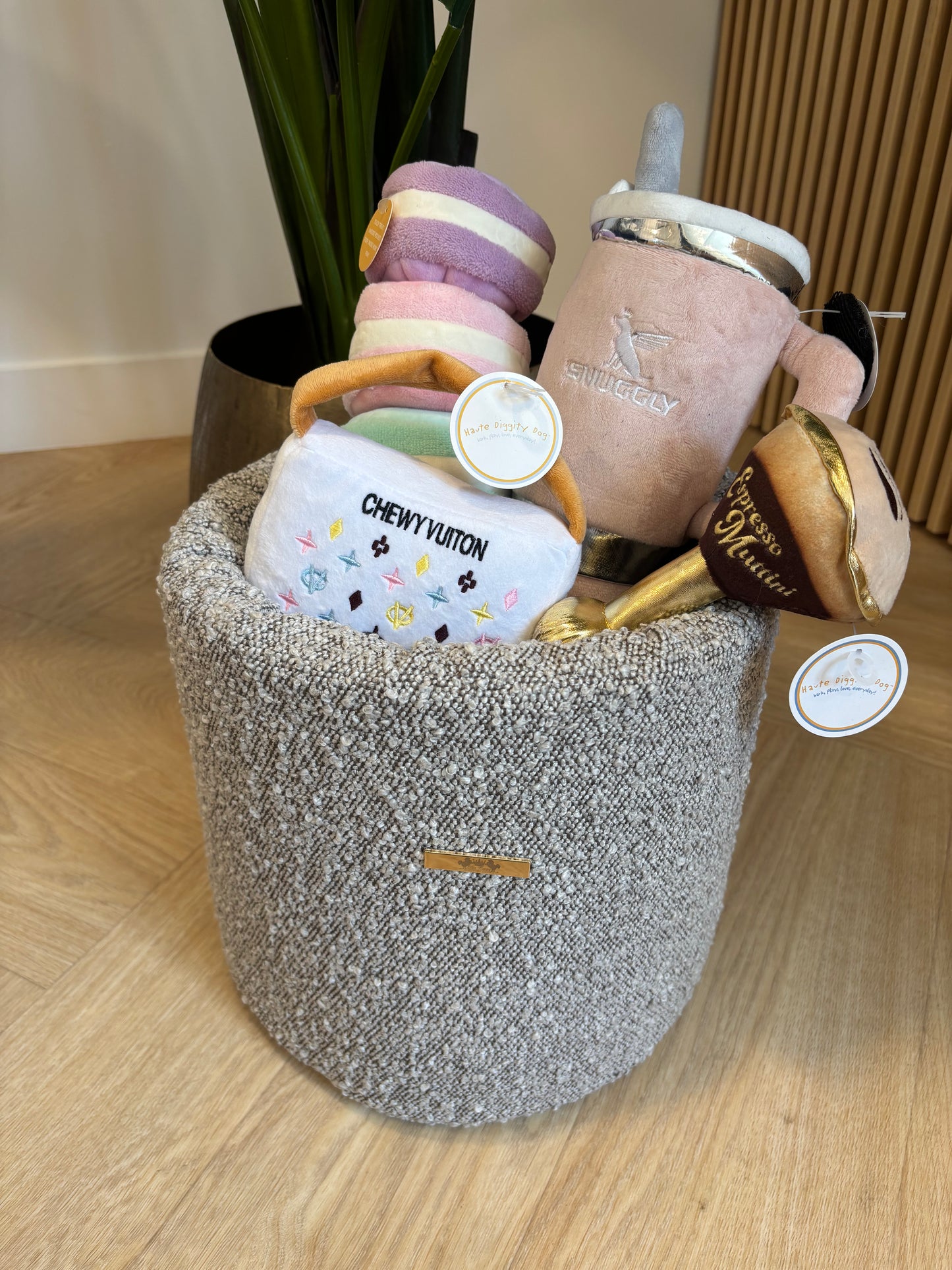 Speelgoedbox - Bouclé Taupe