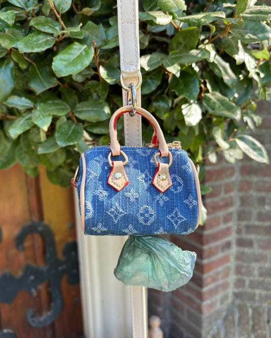 Poepzakhouder - Tasje Speedy denim