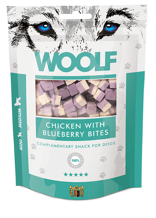 Woolf Chicken with Blueberry Bites