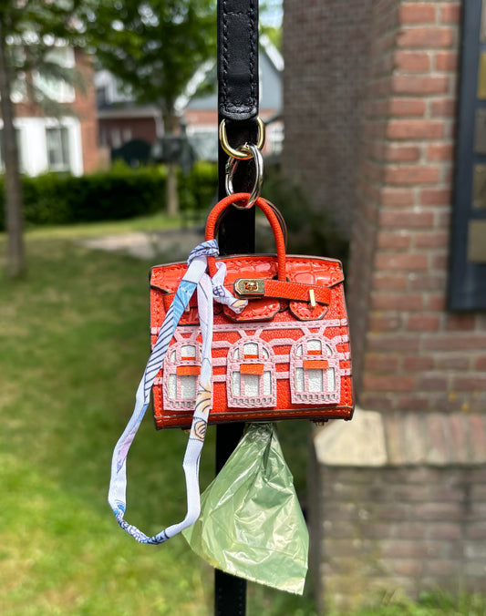 Poepzakhouder - Tasje oranje