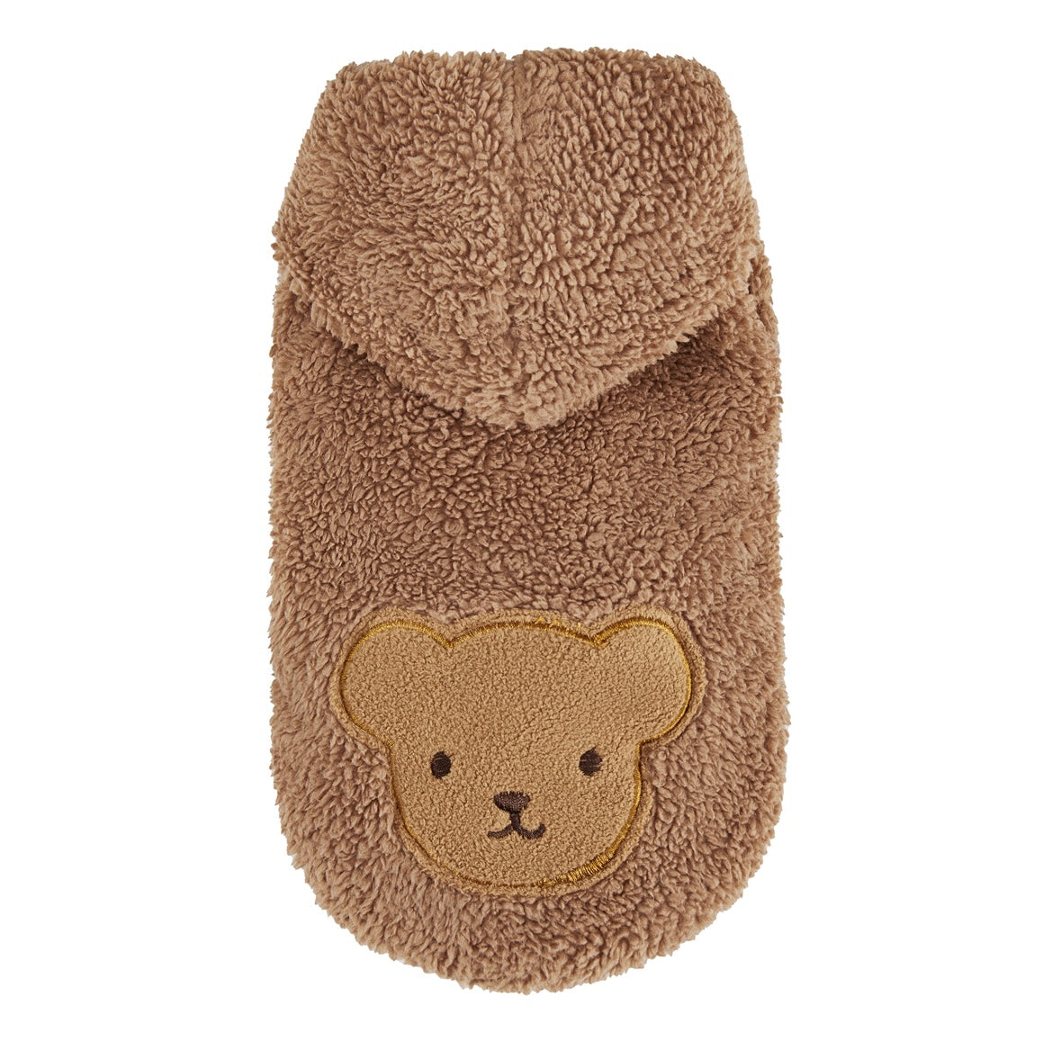 Teddy hoodie bruin