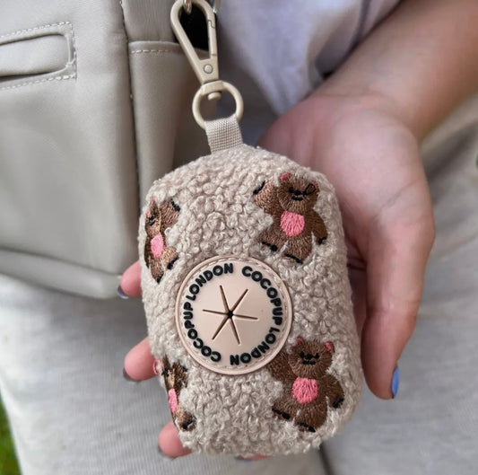 Cocopup London - Poepzakhouder Teddy beer beige
