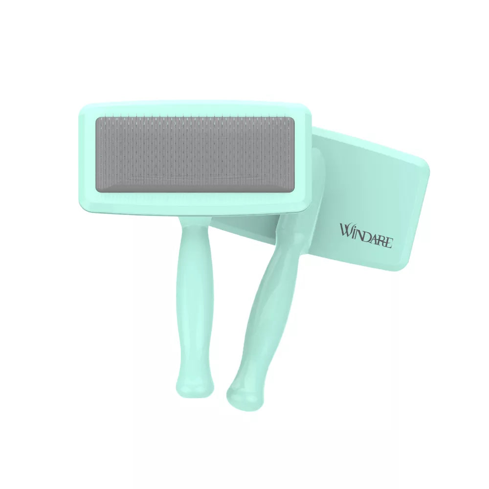 Windare Slicker brush blue/green