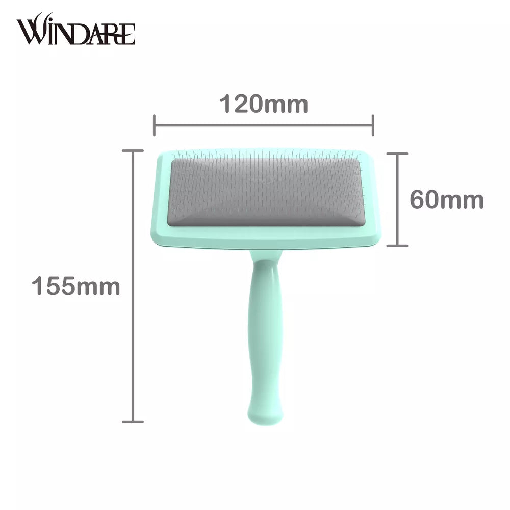 Windare Slicker brush blue/green