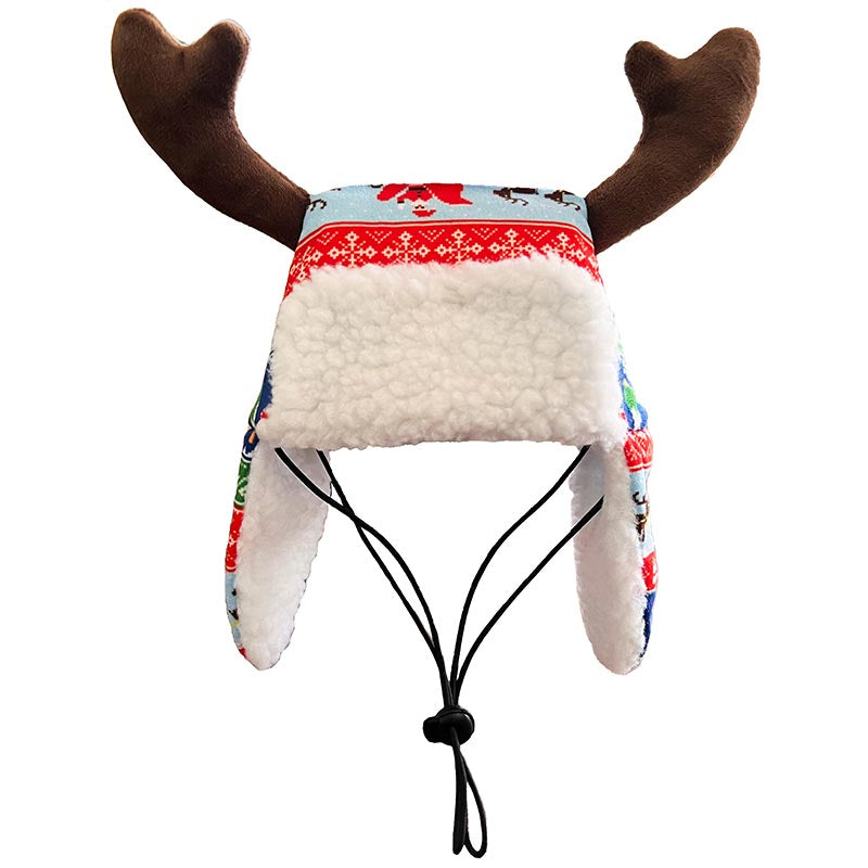 Holiday Hat Antler Ugly Sweater Small