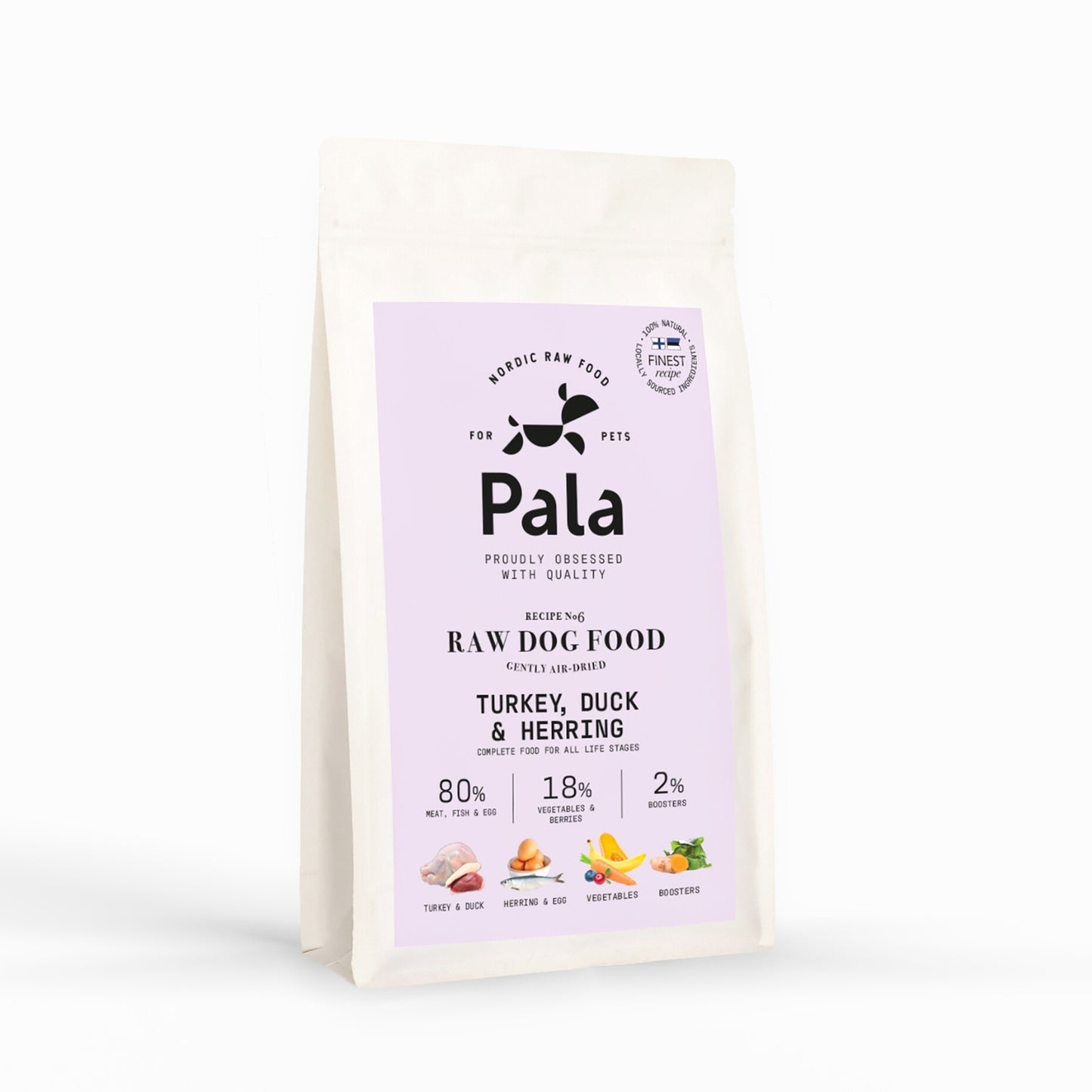 PALA Dog Gently Air-dried Turkey, Duck &amp; Herring 1KG