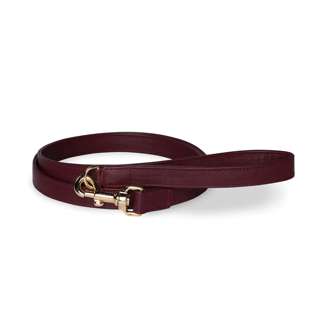 Perro Collection Dog Leash Merlot