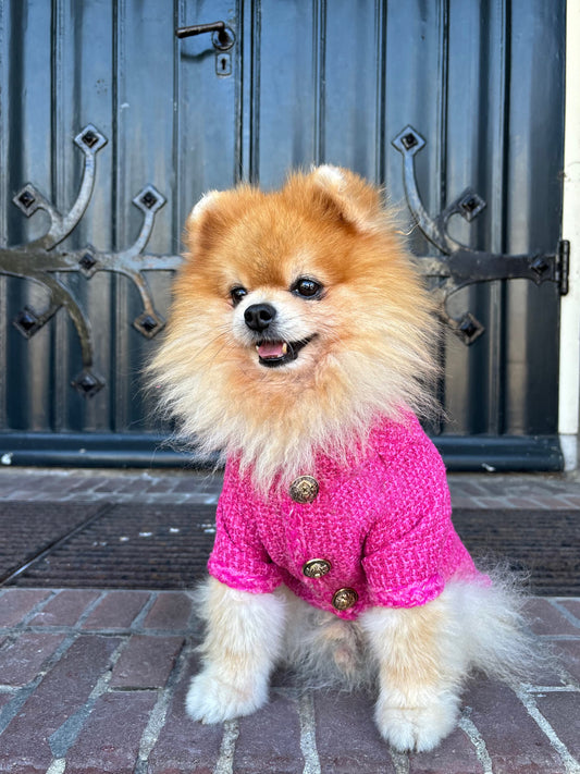 Roze jasje met knoopjes