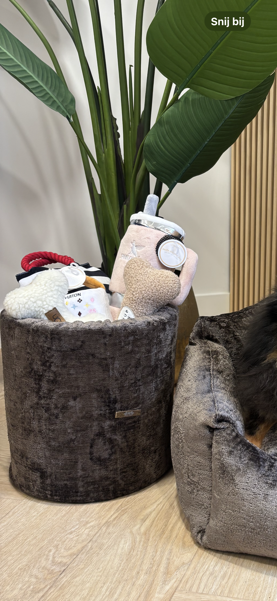 Speelgoedbox Novi - Donkerbruin