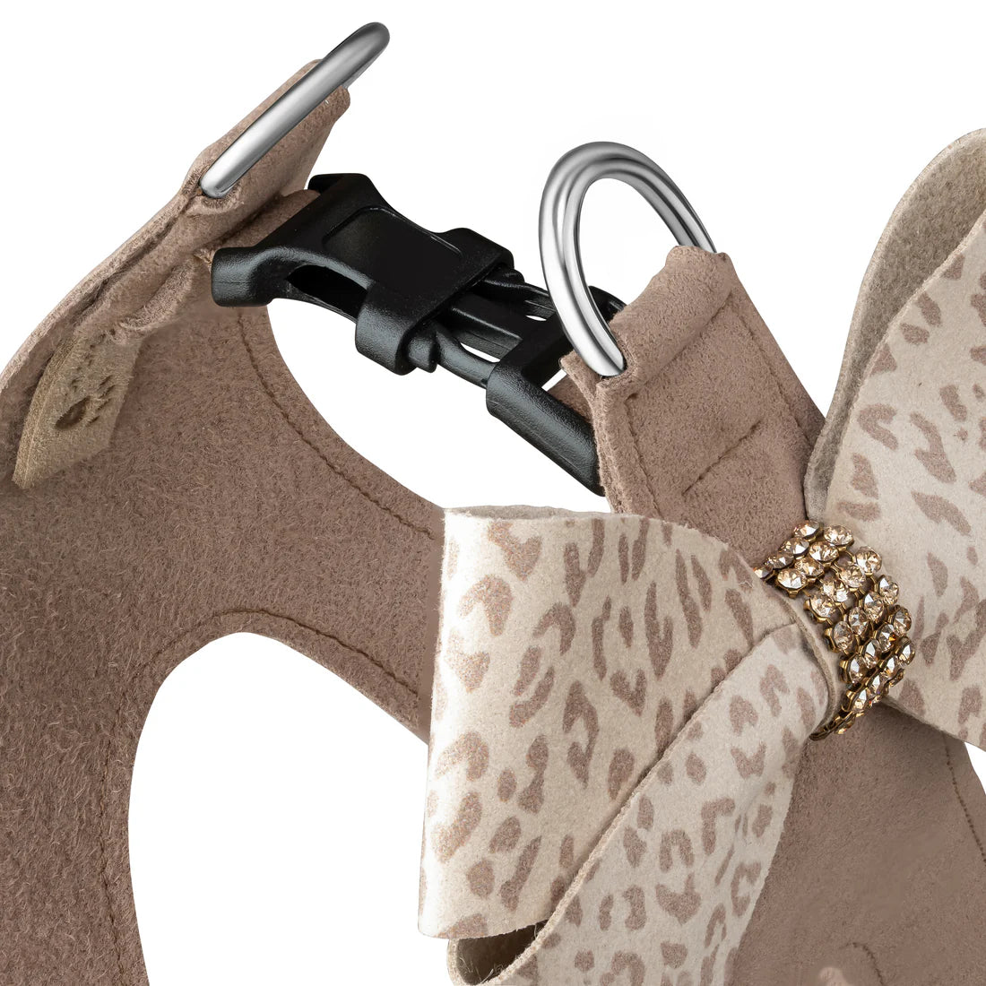 Susan Lanci - Hondentuig Step in Nouveau Bow Baby Cheetah Fawn