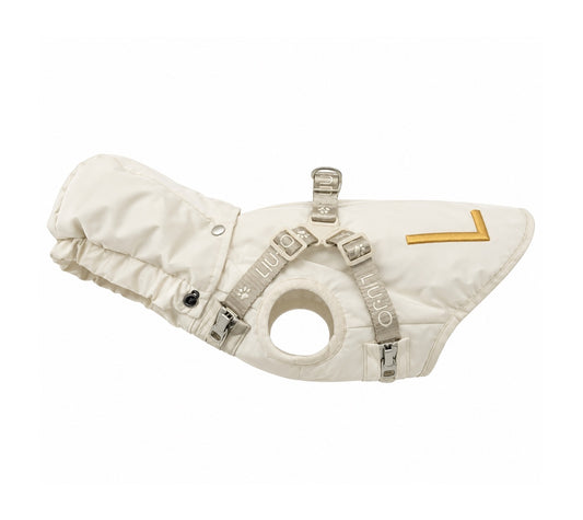 Liu Jo Pets - Regenjas met tuig creme